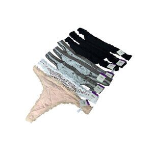 Lot Of 8 Jenni Lace Thong 2XL Panty Underwear‎ Panties New XXL